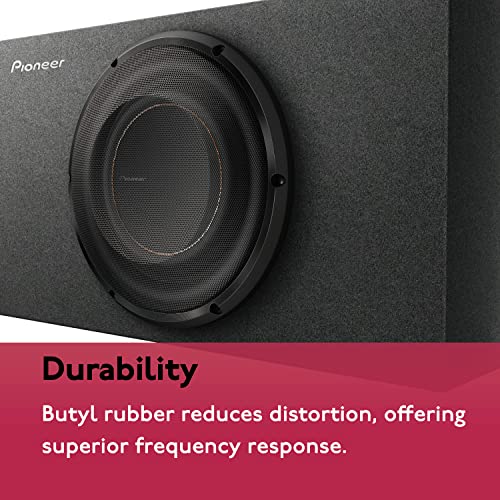 PIONEER TS-D10LB – Powerful 10” Pre-Loaded Subwoofer with Sealed Enclosure, 1300 Watts Peak Power, and Compact Design for Deep Bass Sound PIONEER TS-D10LB – Powerful 10” Pre-Loaded Subwoofer with Sealed Enclosure, 1300 Watts Peak Power, and Compact Design for Deep Bass Sound